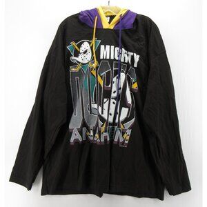 VINTAGE Anaheim Mighty Ducks Shirt XL Salem Hoodie 90s Hockey USA NWT*